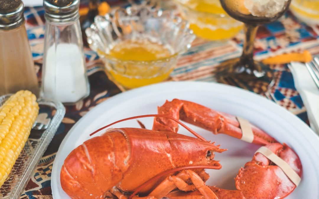An example of a Lobster Dinner you can find in Ellsworth